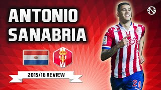 ANTONIO SANABRIA  Goals Skills Assists  Sporting Gijón  20152016 HD [upl. by Mckay]