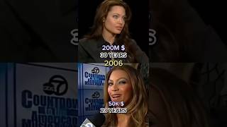 Angelina Jolie vs Beyonce NET worth networth shorts angelina beyonce [upl. by Mouldon]