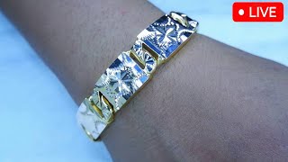 Learn how to make an 18k gold hollow bracelet 🔥🔨 gold18k viral video goldstyle jewellry [upl. by Margaret]