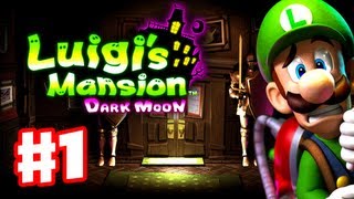 Luigis Mansion Dark Moon  Gameplay Walkthrough Part 1  A1 Poltergust 5000 Nintendo 3DS [upl. by Avis]