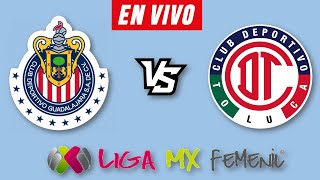 CHIVAS VS TOLUCA FEMENIL EN VIVO 🔴 APERTURA 2024 JORNADA 8 LIGA MX FEMENIL ▶️ HORARIO Y DONDE VER [upl. by Dody]