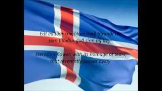 Icelandic National Anthem  quotLofsöngurquot ISEN [upl. by Nnylecyoj]