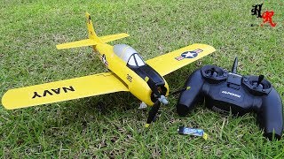 HobbyZone T28 Trojan S with SAFE  Maiden Flight [upl. by Mosley]