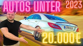 Die BESTEN AUTOS unter 20000 € 2023 InflationsEdition  G Performance [upl. by Jojo496]