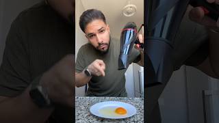 How to cook egg with hair dryer 🥚 hack lifehack kitchenhacks shorts viral egg hairdryer [upl. by Glanville]