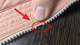 The tailor shared a secret How to fix a broken zipper [upl. by Ylurt]