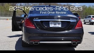 2015 MercedesAMG S63  First Drive Review [upl. by Afnin207]