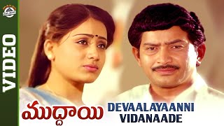 Muddayi Movie Songs  Devaalayaanni Vidanaade Video Song  Krishna  K J Yesudas  Telugu Old Songs [upl. by Ahsilav547]