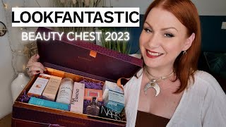 NEW RELEASE LOOKFANTASTIC BEAUTY CHEST FULL UNBOXING 2023  CODE [upl. by Minerva]