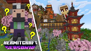 Mystery Statues amp Terraforming  Hermitcraft 10  Ep12 [upl. by Bonnice803]