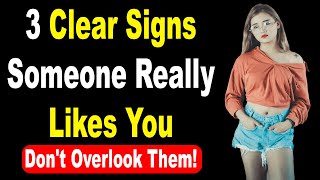 3 Undeniable Signs That Someone Likes You a Lot  Don’t Overlook These Psychology Facts [upl. by Alida]