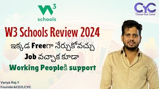 W3 Schools Review 2024  Best Software Course for Beginners  Java Course in Bangalore  CYC [upl. by Melas]