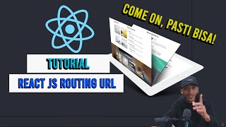 REACT JS routing dengan reactrouterdom [upl. by Inail]