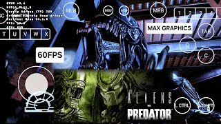 Winlator 80 Aliens vs Predator Galaxy S24 Ultra Gameplay Test Snapdragon 8 Gen 3 [upl. by Suqram]