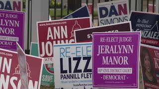 Harris County voters cast their ballots on Election Day [upl. by Enert659]