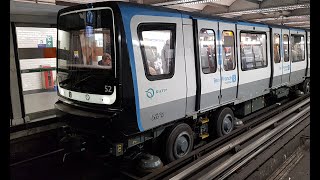 Cab View Métro Ligne 4🚇MP14 CA IDFM  Porte de Clignancourt➡️Bagneux  Lucie Aubrac [upl. by Akenaj935]