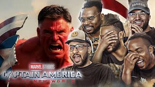 Captain America Brave New World  Official Trailer Reaction [upl. by Henriha]