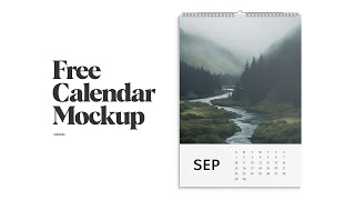 Free Calendar Mockup Presentation [upl. by Staci585]