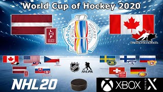 WCH 2020  18  Group A  Latvia vs Canada [upl. by Hannah]