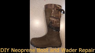 DIY  Neoprene Boot and Wader Repair [upl. by Laemsi]