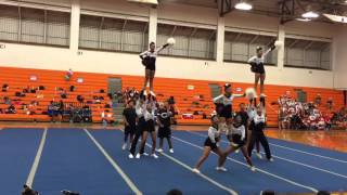 Farrington high school Varsity cheerleaders easterns 2015 [upl. by Zalucki352]