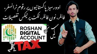 Overseas Pakistan new taxes  filer non filer ticket taxRoshan digital account money transfer tax [upl. by Madaih]