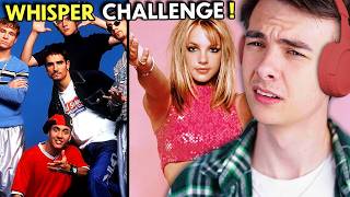 Gen Z Whisper Challenge  Iconic Pop Songs [upl. by Alegnad]