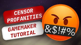 Censor Swear Words  GameMaker Tutorial [upl. by Happ]