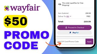 How to Find 50 Wayfair Promo Code 100 Working Coupon [upl. by Berri]