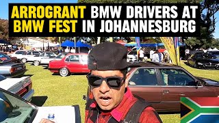 Arrogant BMW Drivers at BMW Fest in Johannesburg carshow southafrica [upl. by Ydnal]