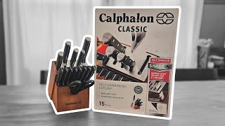 Calphalon Classic Self Sharpening 15 Piece Cutlery Set  Review [upl. by Norean538]