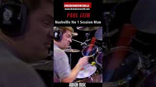 Paul Leim Nashville No 1 Session drummer  S H O R T S  paulleim drummerworld nashville [upl. by Karole]