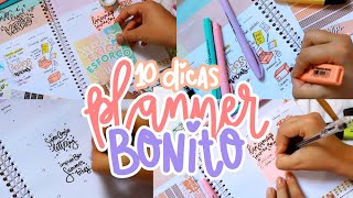 10 DICAS E TRUQUES para ANOTAÇÕES BONITAS no PLANNER  Karina Idalgo ♥ [upl. by Aletsirc]