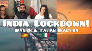 Spanish amp Italian REACTION to MUMBAI LOCKDOWN  Mumbai Drone Shot During Lockdown [upl. by Yxor]