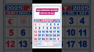 2025 calendar template [upl. by Egres337]