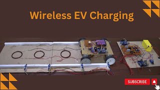 Wireless Electric vehicle charging for running Road with Energy saving power transmissionEV charge [upl. by Carla]