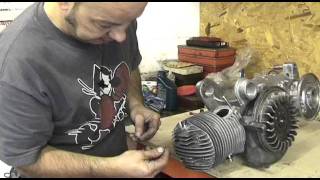 Fitting a Mugello 225 kit to a Lambretta engine [upl. by Karilla451]