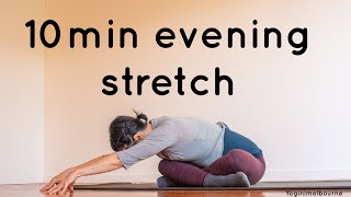 10min evening yoga stretch  deep sleep  relaxation [upl. by Stryker]