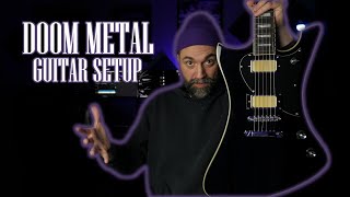 How To Setup Your Guitar For Doom Metal And Low Tunings [upl. by Eirameinna308]