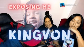 MEMO600 amp KING VON EXPOSING ME REACTION VIDEO [upl. by Oilla]