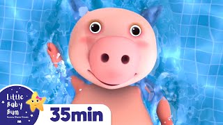 Learn How to Swim  LBB Kids Songs  ABCs Baby Nursery Rhymes  Sing with Little Baby Bum [upl. by Gamin]