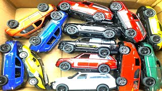 Box Full of Model Cars Lamborghini Sian Lamborghini URUS Mazda Mx5 Bugatti Divo Pagani Huayra [upl. by Hguh]