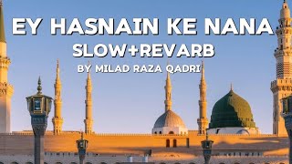 Ey Hasnain ke Nana  SLOWREVARB BY MILAD RAZA QADRI [upl. by Ondine]