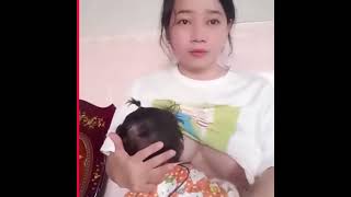 Indian mom breastfeeding  breastfeeding breastmilk [upl. by Tsai]