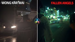 Fallen Angels Look  Wong Kar Wai Color Grading  Davinci Resolve [upl. by Delilah192]