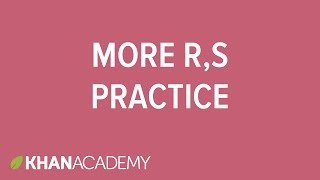 More RS practice  Stereochemistry  Organic chemistry  Khan Academy [upl. by Nytram545]