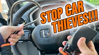 Whats the Best Steering Wheel Lock Available 1 Year Review antitheft [upl. by Ardnaskela]