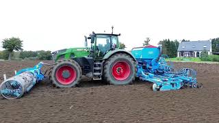 Semi de blé avec la SARL COMPO MARQUET  Fendt 930 one x Lemken Vario Pack  solitair 9 [upl. by Rhiamon]