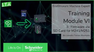 EcoStruxure Machine Expert Training  M63 Firmware via SD Card for M241 M251 [upl. by Martainn313]