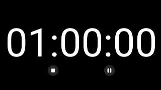 1 Hour Timer1 Hour Stopwatch [upl. by Merilyn121]